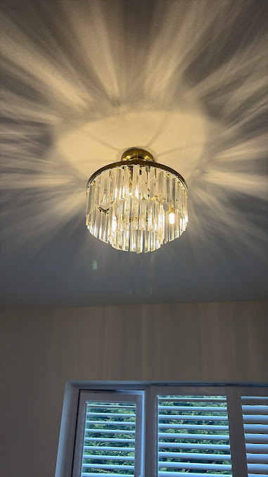 Luxury Ceiling Light Installation